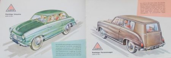 Lloyd Modelprogram 1953 Carbrochure (7316)