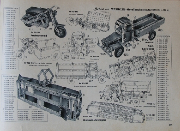 Märklin Modellprogramm 1938 Spielzeugkatalog (9821)