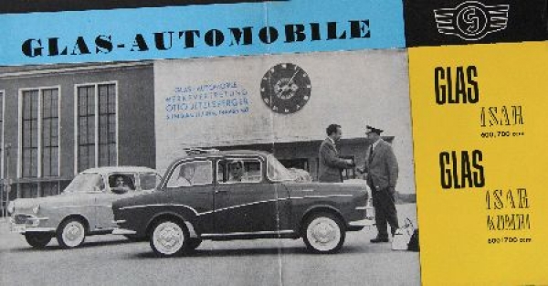 Glas Isar Modelprogram 1958 Carbrochure (8655)