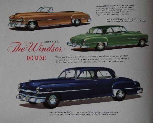 Chrysler Modelprogram 1951 Carbrochure (8730)