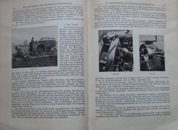 Haentzschel-Clairmont "Die Kraftfahrzeuge und ihre Behandlung" Vehicletechnic 1926 (9218)