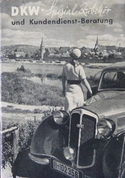 DKW Modelprogram 1936 "Customer Service" Carbrochure (8758)