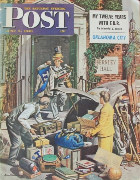"Saturday Evening Post" American Society-Magazine 1948 (8769)