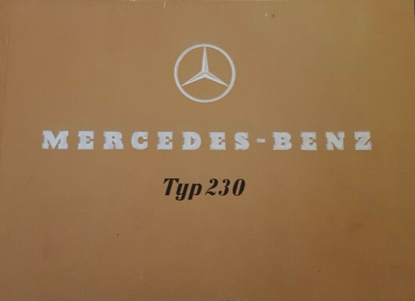 Mercedes-Benz 230 Modellprogramm 1938 Automobilprospekt (2730)
