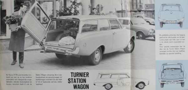 Ford Taunus 17 M Turnier Modelprogram 1962 Carbrochure (2748)