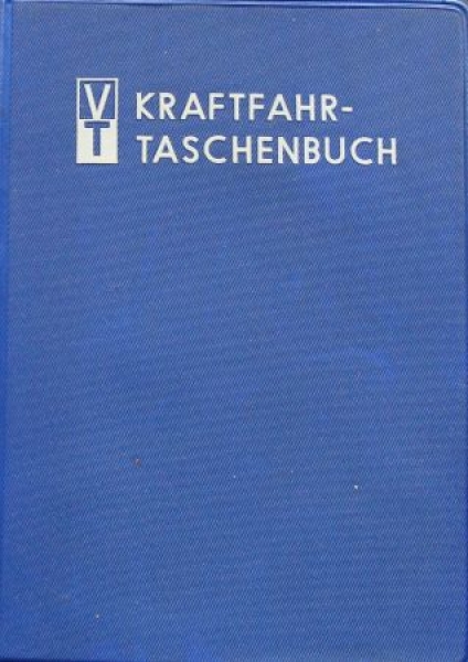 Schollain "Kraftfahr-Taschenbuch" GDR-Vehicletechnic 1959 (9874)