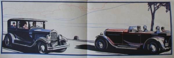Opel 4 PS Modelprogram 1928 Carbrochure (8870)