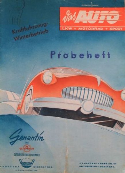"Das Auto" Automobile-Magazine 1949 (9960)
