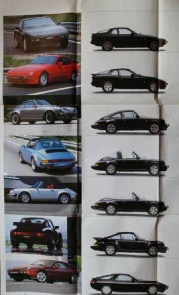 Porsche 959 Etude Gruppe B Modelprogram 1984 Carbrochure (8895)