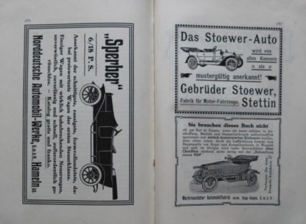 Vogel "Der Motorwagen und seine Behandlung" Vehicletechnic 1912 (8858)