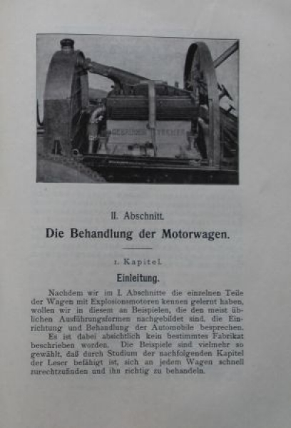Vogel "Der Motorwagen und seine Behandlung" Vehicletechnic 1912 (8858)