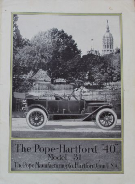 Pope-Hartford 40 Modelprogram 1913 Carbrochure (0012)