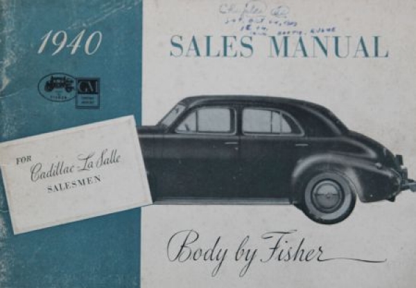 Cadillac La Salle Fisher Body 1940 Sales Manual (0010)