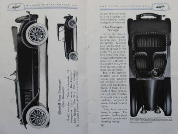 Mitchell Four Seasons Modelprogram 1919 Carbrochure (9993)