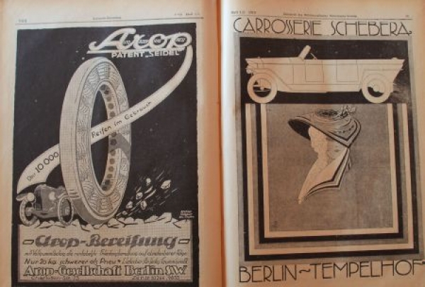 "Automobil Rundschau" Centereurope-Motorwagenverein Magazine 1919 (0504)