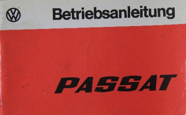 Volkswagen Passat 1978 Betriebsanleitung (9040)