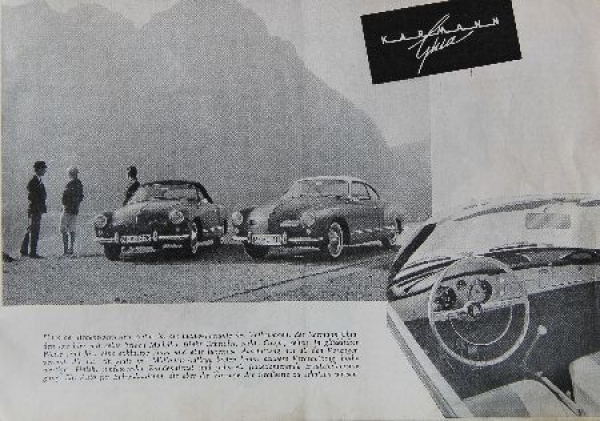 Volkswagen Modellprogramm 1960 "Alles über den VW" Automobilprospekt (9056)
