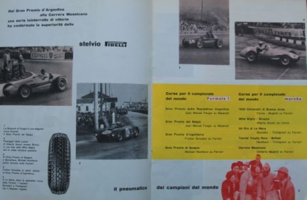 Pirelli "Vince 1954" 1954 Tires-Motorracing-Brochure (0511)