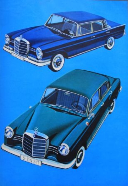 Mercedes-Benz Modelprogram 1959 "Ein neues Programm für alle Wuensche" Carbrochure (0513)