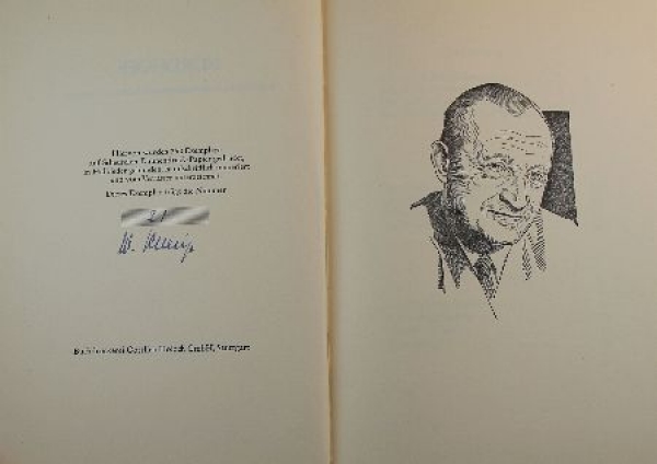 Schleip "Nordhoff - Leitbild des Unternehmers" Nordhoff-Biography 1968 (9236)