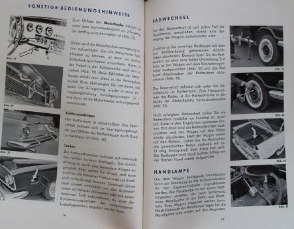 Borgward Airswing P 100 Ownermanual 1959 (8973)