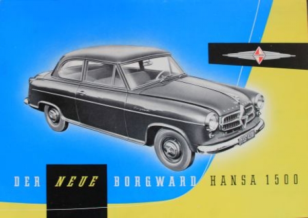 Borgward Hansa 1500 Modelprogram 1954 Carbrochure (8679)
