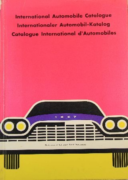 "International Automobilcatalouge" Automobile-Yearbook 1961 (9157)