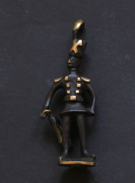 Carl Meentzen Advertisingfigure Mining-Soldier 1965 tin in original box (0774)