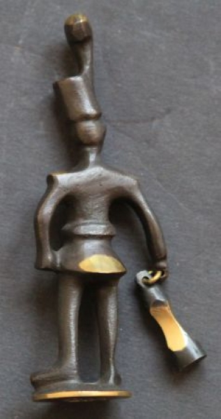 Carl Meentzen Advertisingfigure Mining-Soldier 1965 tin in original box (0774)
