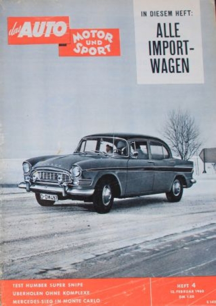 "Das Auto, Motor & Sport" Auto-Magazine 1960 (0728)