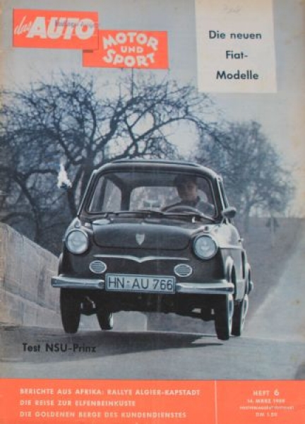 "Das Auto, Motor & Sport" Auto-Magazine 1959 (0725)
