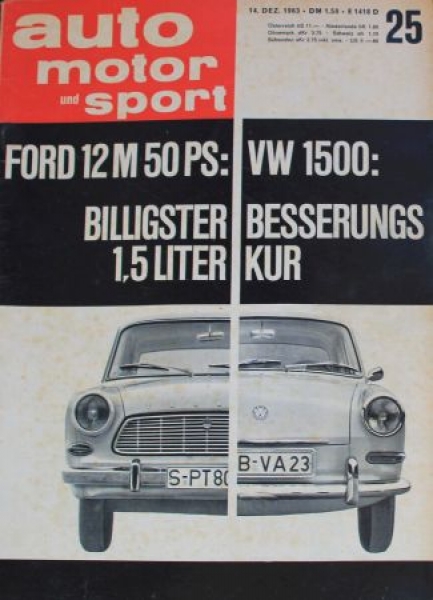 "Auto, Motor & Sport" Auto-Magazine 1963 (0716)