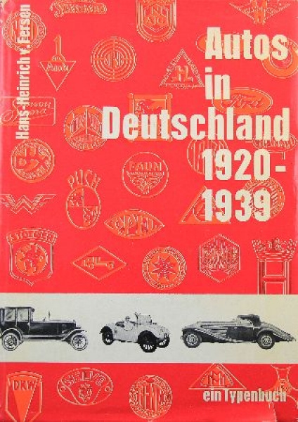Fersen "Autos in Deutschland 1920 - 1939" Vehicle-History 1964 (9347)