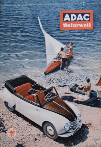 "ADAC Motorwelt" Automobilclub-Magazine 1955 (0681)