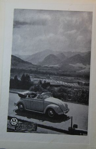 Westrup "Besser fahren mit dem Volkswagen" VW-Handbook 1952 (9208)