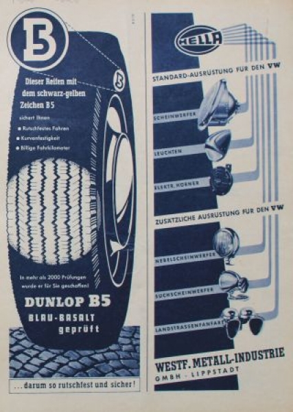 "Gute Fahrt" Volkswagen Magazine 1952 (3289)