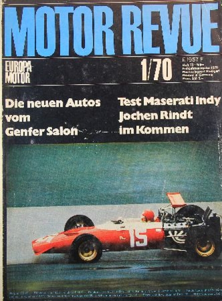 "Motor Revue" Motor-Magazine 1970 (9407)