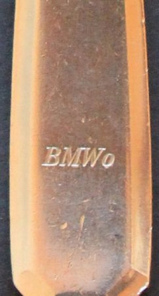 BMW canteenfork 1965 Roneusil stainlesssteel with Logo (0742)