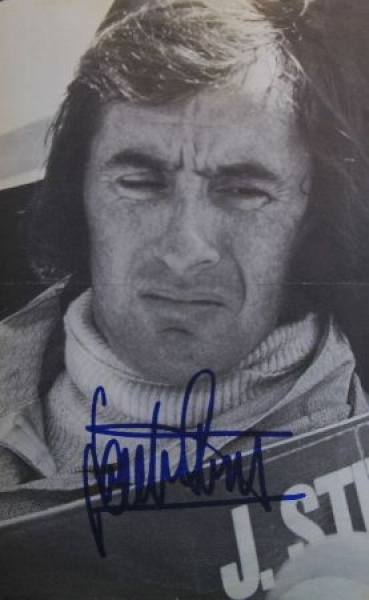Dymock "Jackie Stewart" 1972 Racingdriver-Biography signed (9602)