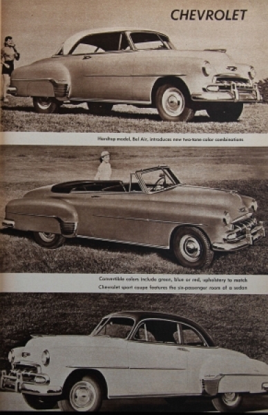 Popular Mechanics "Factbook on 1952 Cars" Car-Yearbook 1952 (9119)