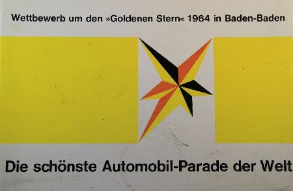 "Die schönste Automobilparade der Welt" Car-Competition Baden-Baden 1964 (9620)