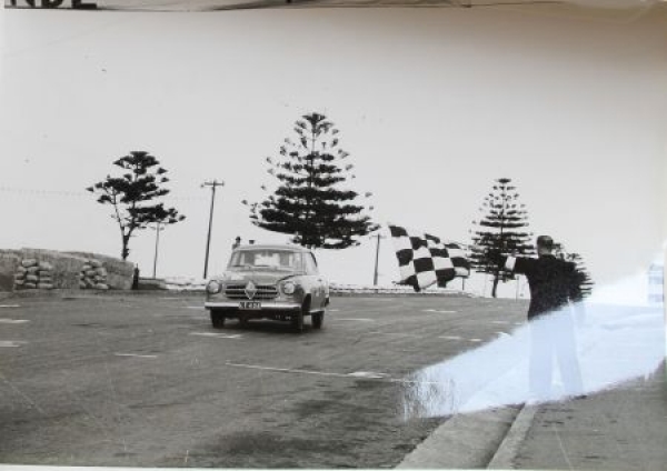 Borgward Isabella at Race East London 1956 nine factoryphotos in original envelope (2467)