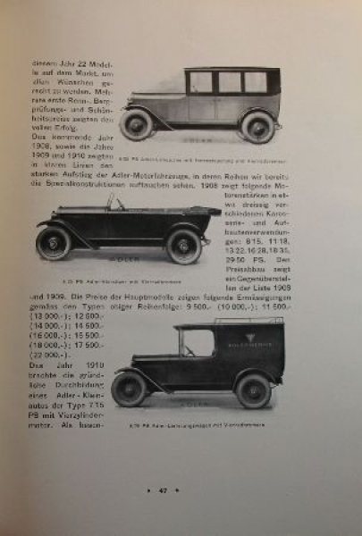 Adler "Adler Werke" Industrie Bibliothek 1926 Volume 9 (9701)