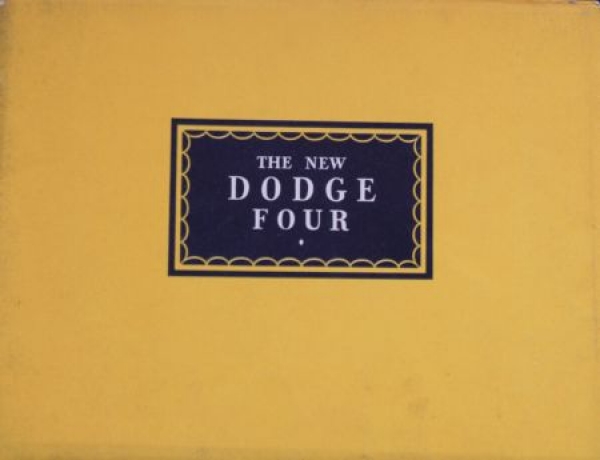 Dodge Four Modellprogramm 1927 Automobilprospekt (0994)