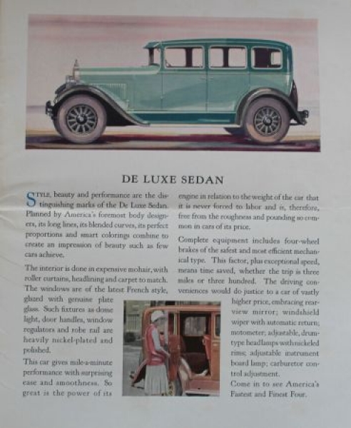 Dodge Four Modelprogram 1928 Carbrochure (0999)