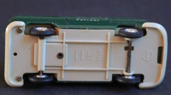 Gama Volkswagen Bus T2 Police 1968 Metalmodel (2328)