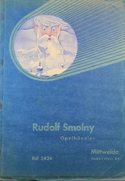 Smolny Kraftfahrzeug-Zubehörkatalog Winter 1936 Automobilzubehörprospekt (9826)