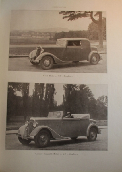 "L'Illustration - L'Automobile et le Tourisme" 1934 Automobil-Magazin (9832)