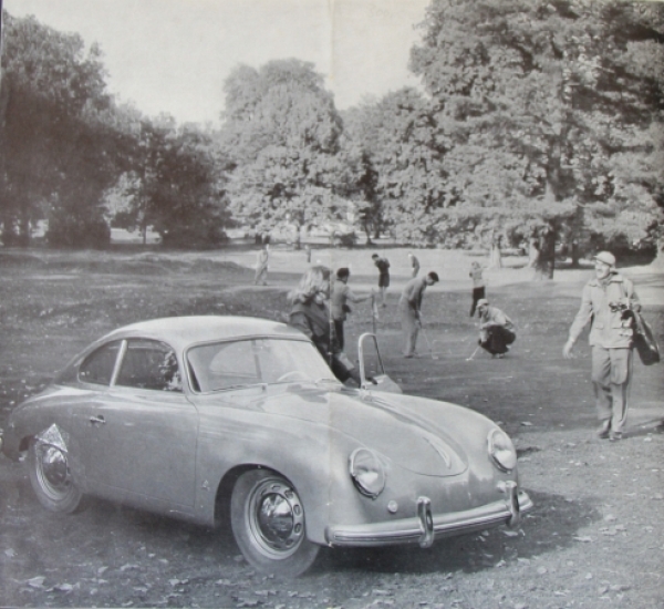 Porsche 356 A Modelprogram 1954 Carbrochure (9879)