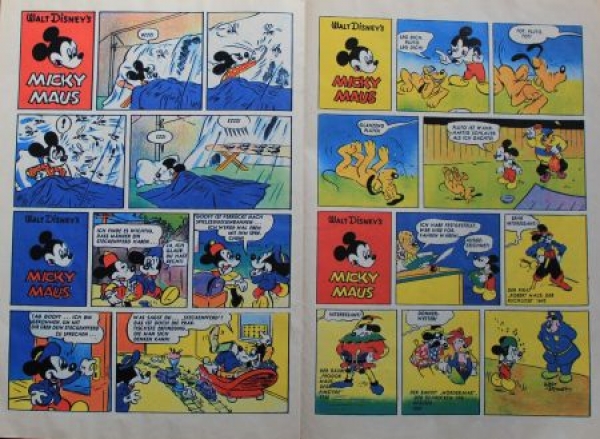 Walt Disney "Micky Maus - Das bunte Monatsheft" Comic-Magazine 1951 (2522)